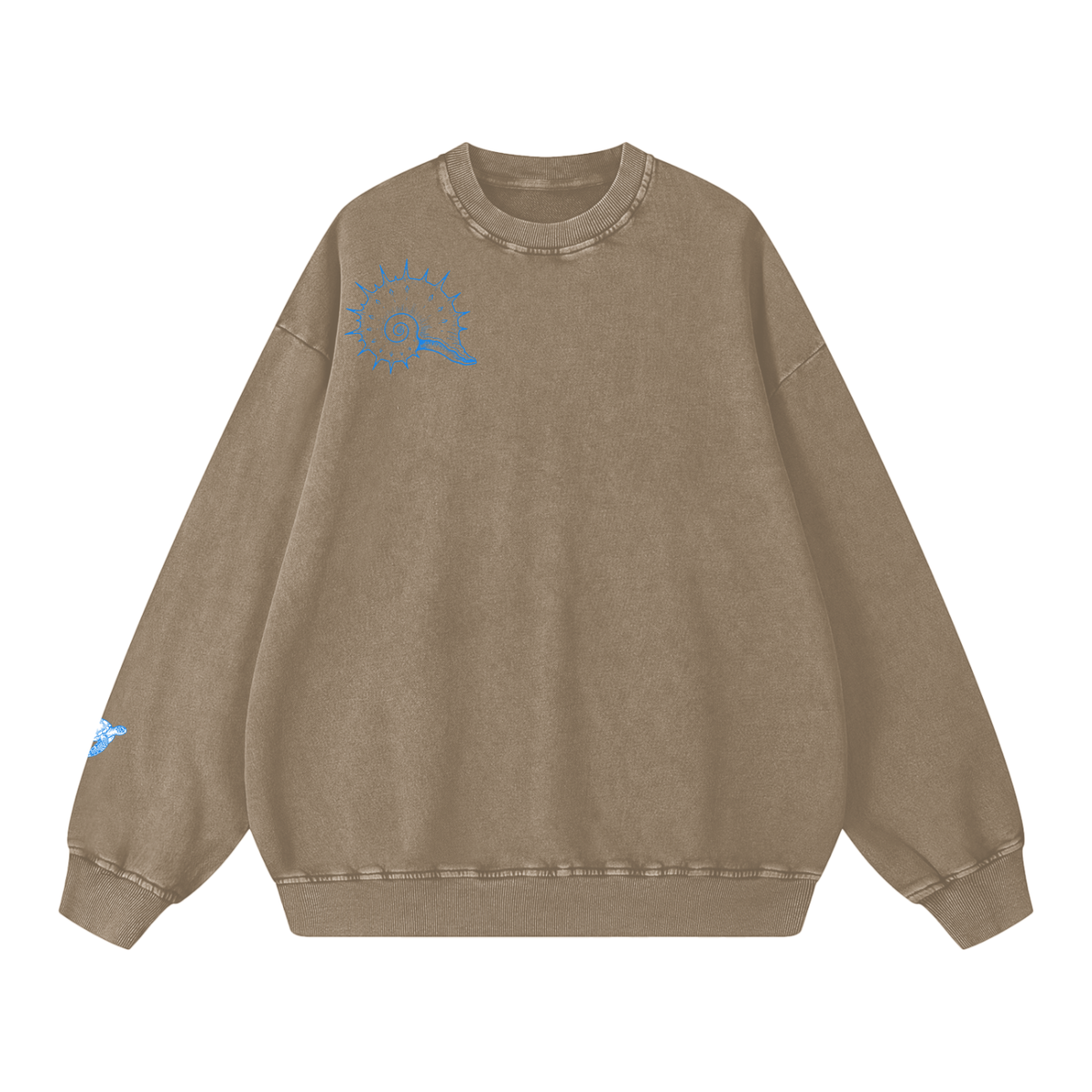Snow Washed Oversized Sweatshirt