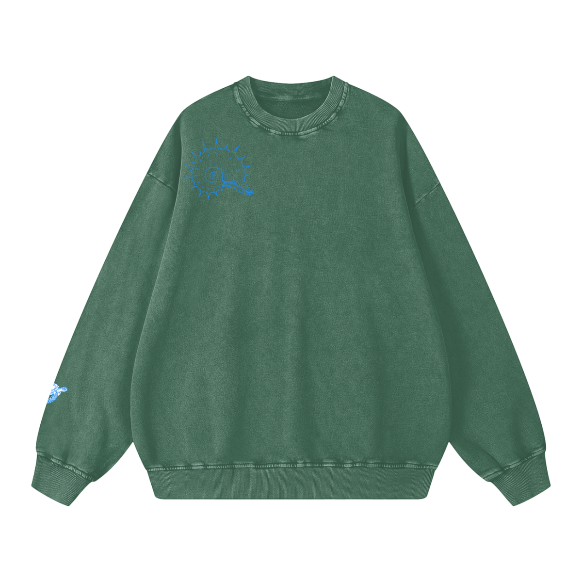 Snow Washed Oversized Sweatshirt