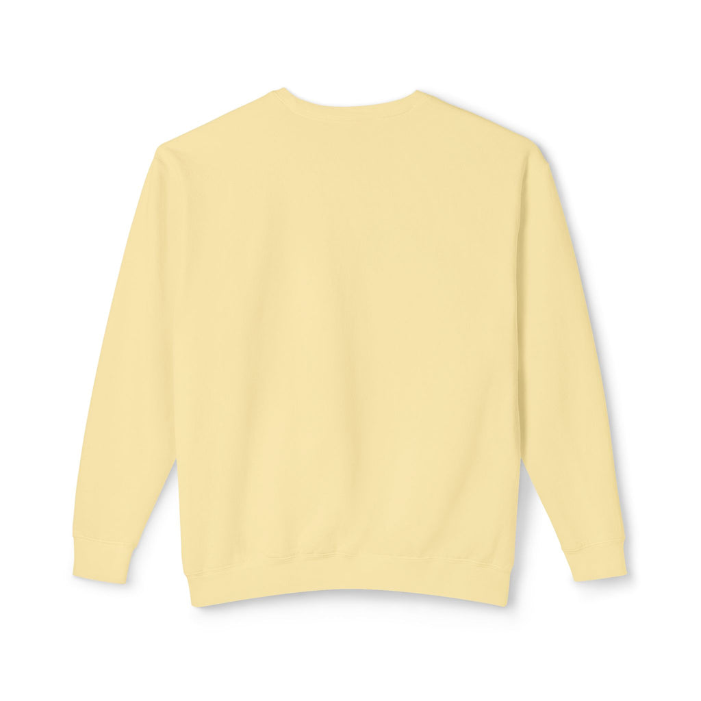 Crewneck Sweatshirt - Watercolor Christian Flag Design (Cross & Stripes)