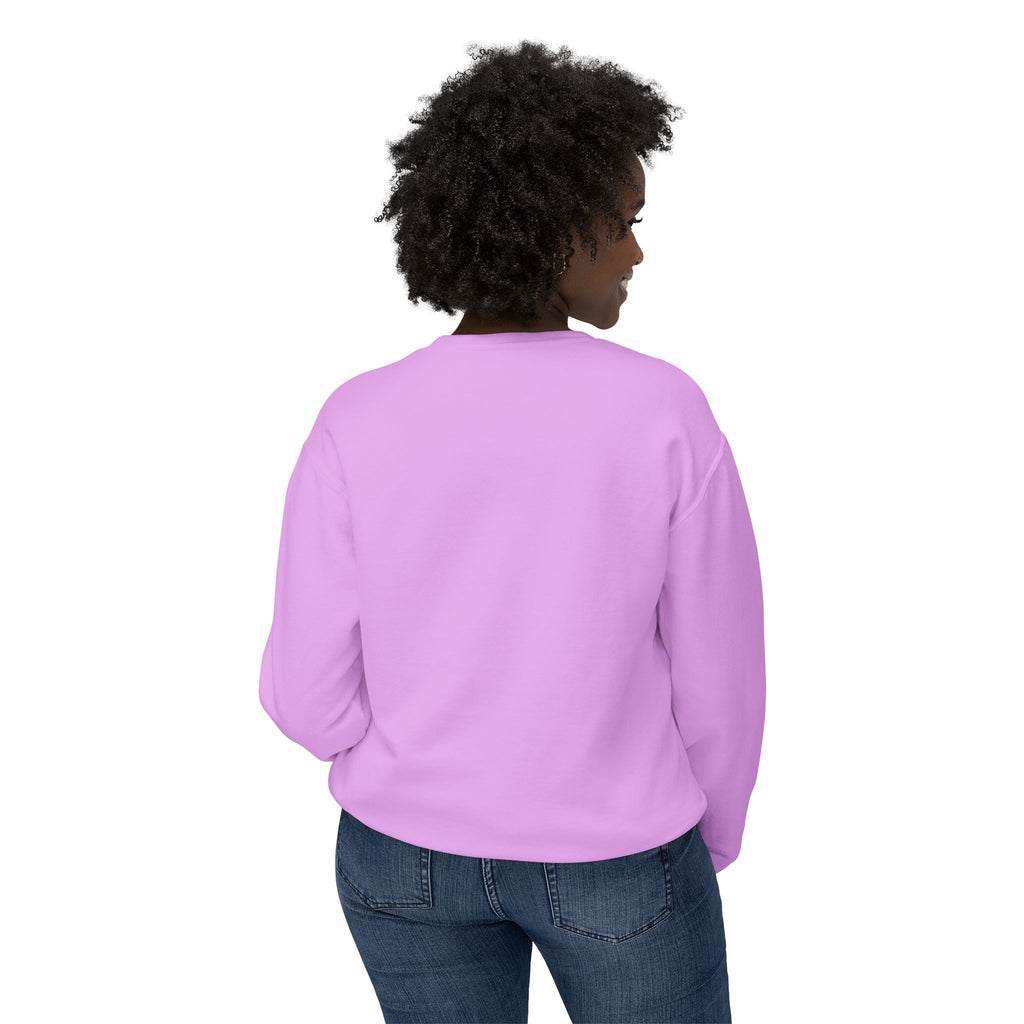Crewneck Sweatshirt - Watercolor Christian Flag Design (Cross & Stripes)