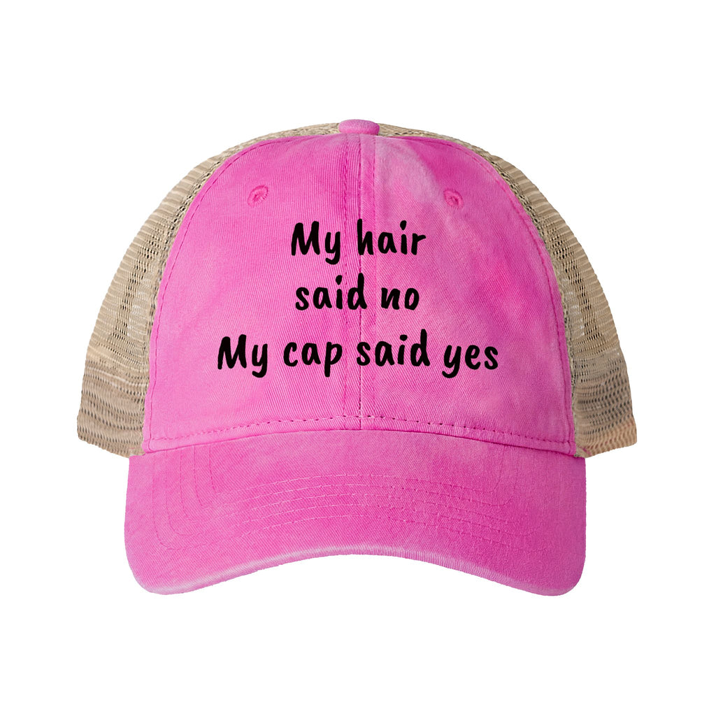 Women's Washed Mesh-Back Cap
