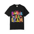 Adulting Is a Scam T-Shirt — Funny Retro Colorful Graphic Tee