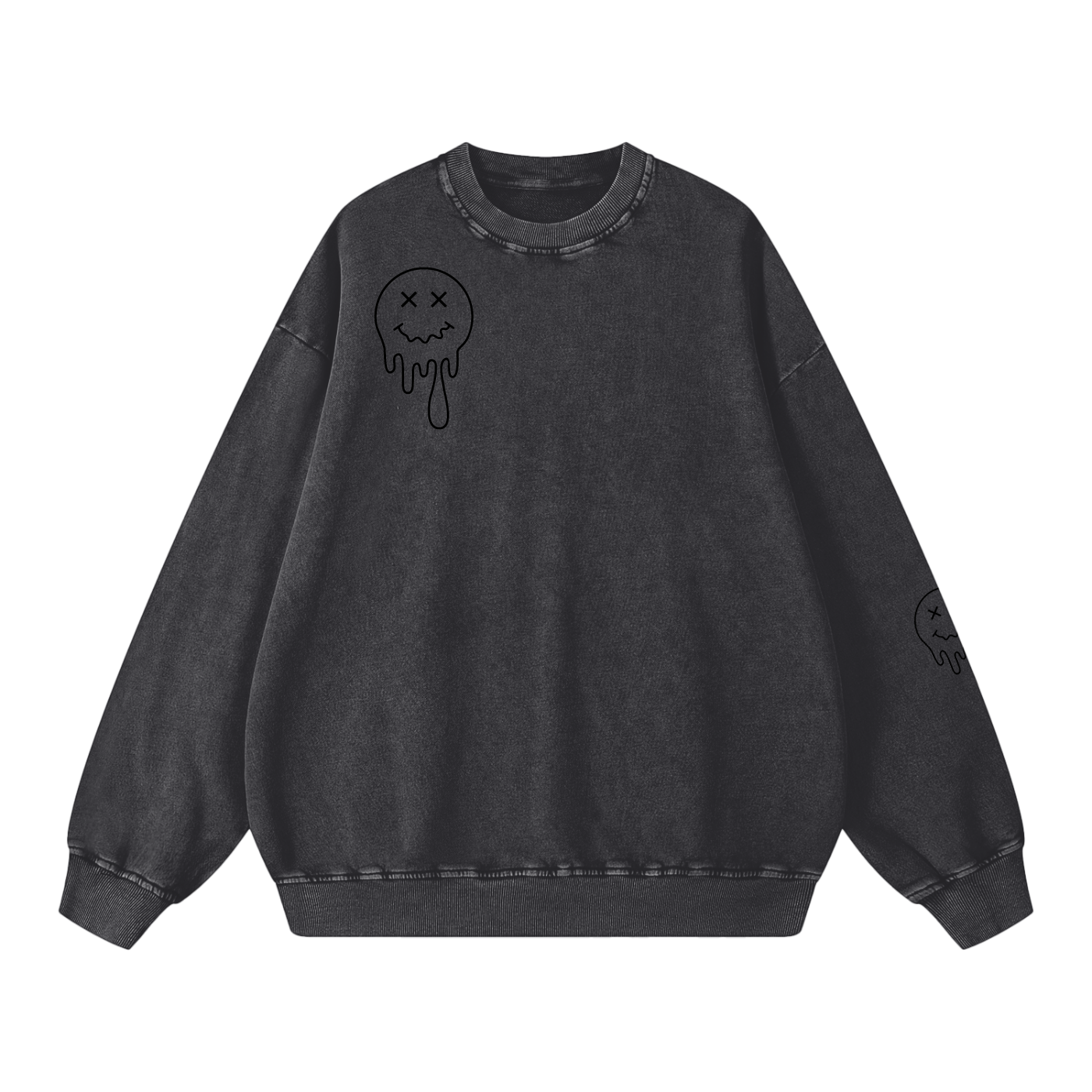 Snow Washed Oversized Sweatshirt