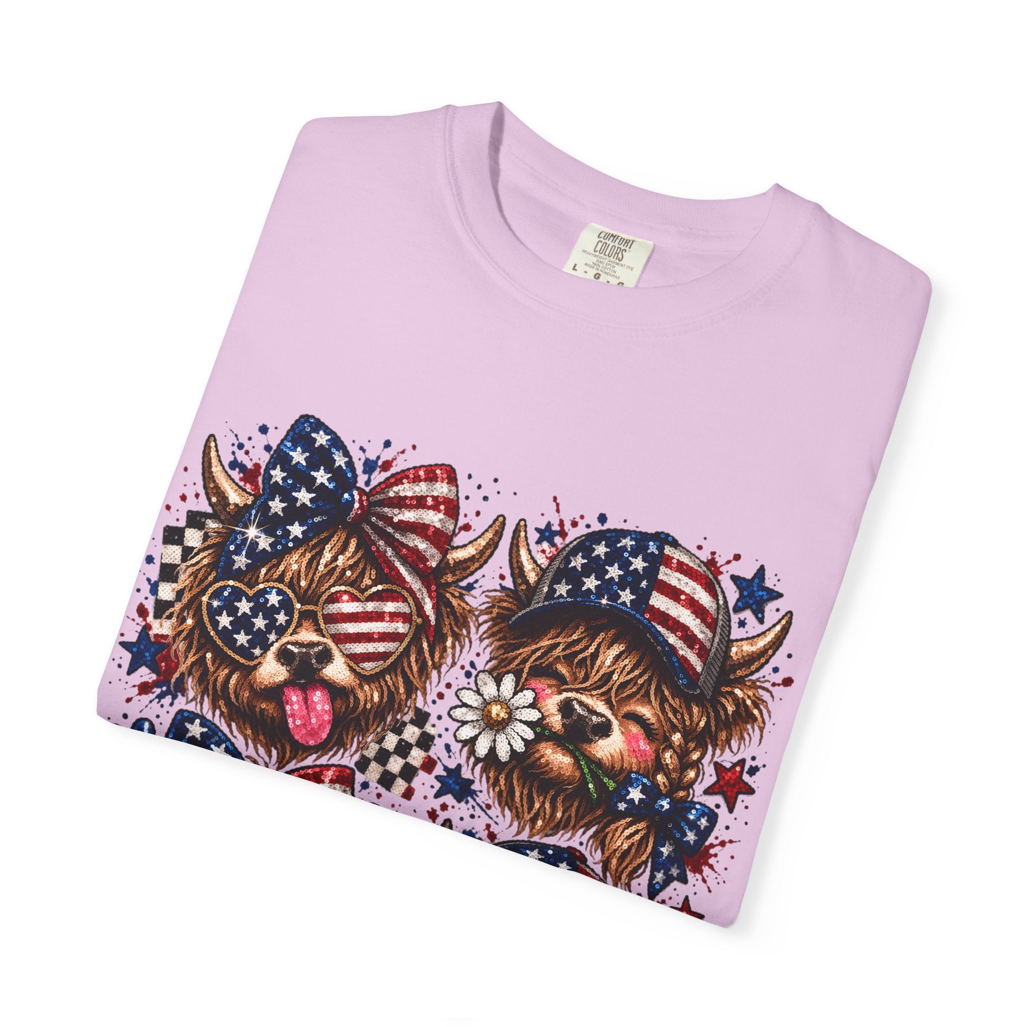 Patriotic Yorkie T-Shirt — American Flag Dog Graphic Tee