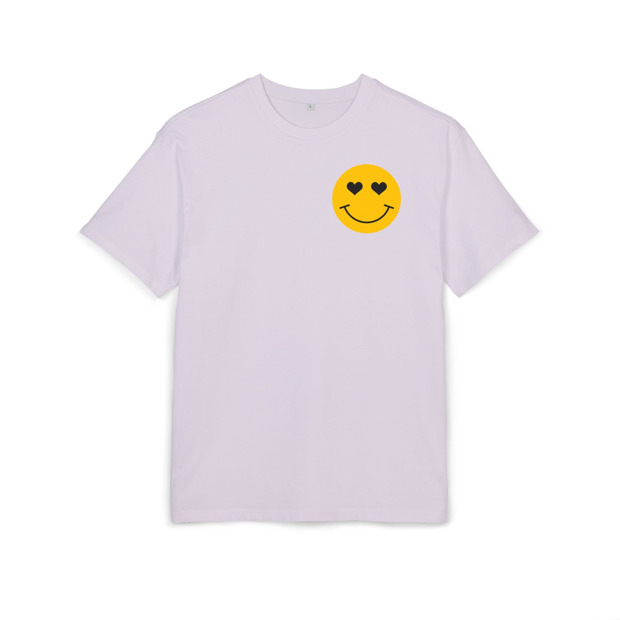 Adulting Is A Scam Oversized Tee — Heart-Eyes Smiley Graphic