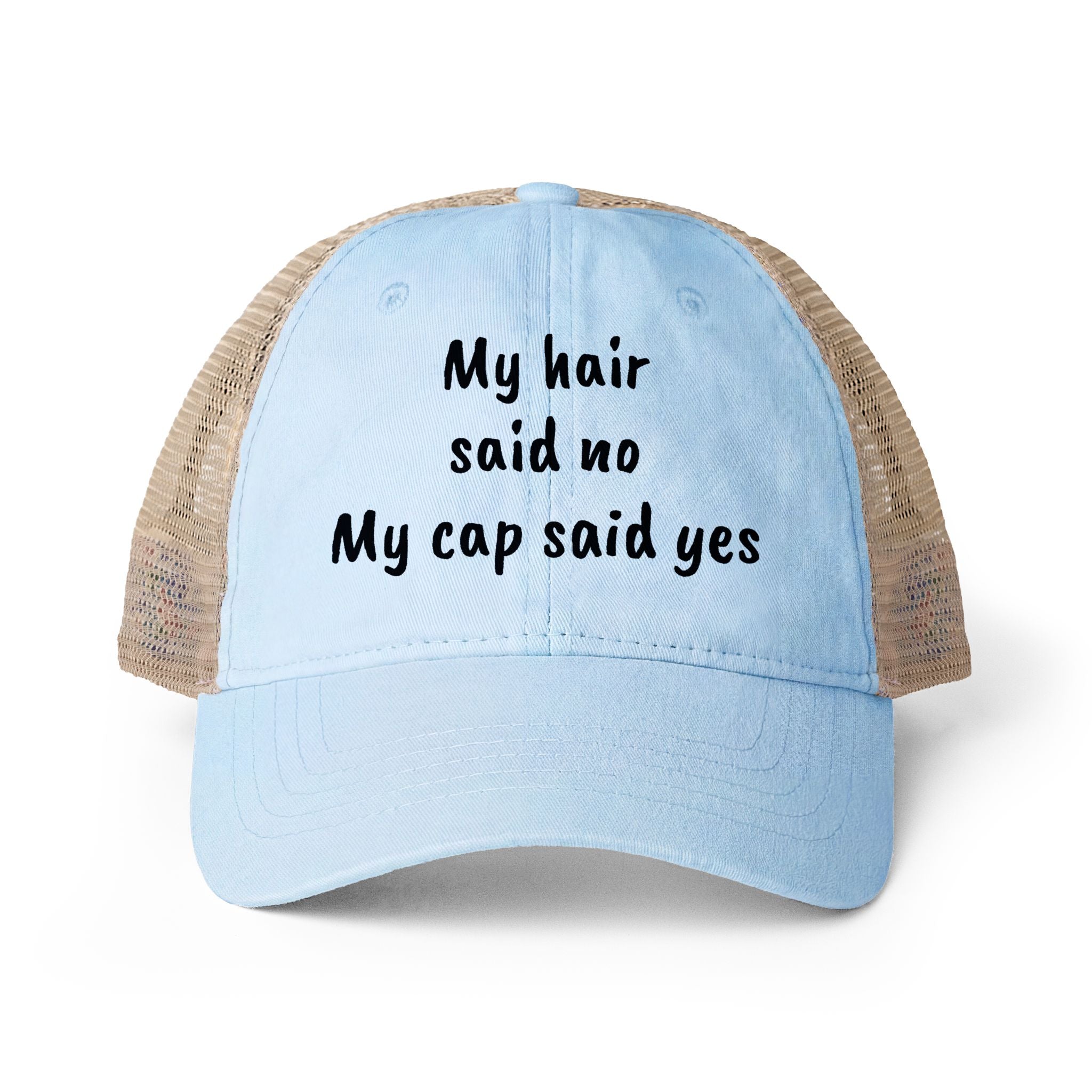 Women's Washed Mesh-Back Cap