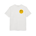 Adulting Is A Scam Oversized Tee — Heart-Eyes Smiley Graphic