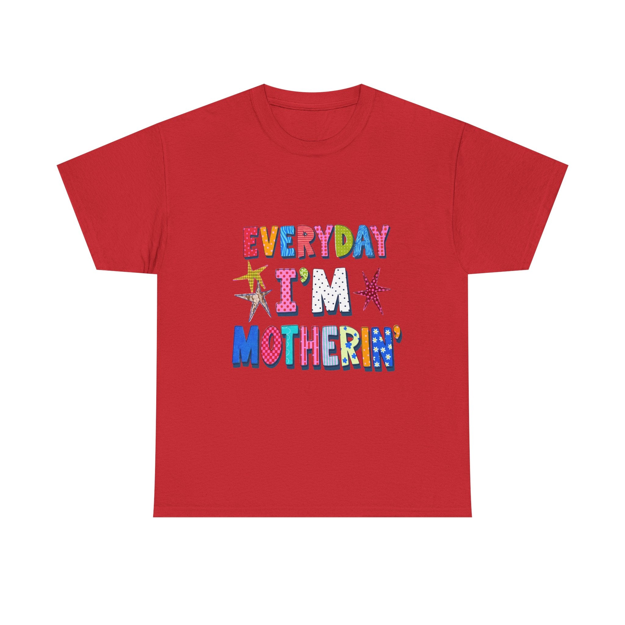 Everyday I'm Motherin' T-Shirt — Colorful Retro Mother's Day Tee