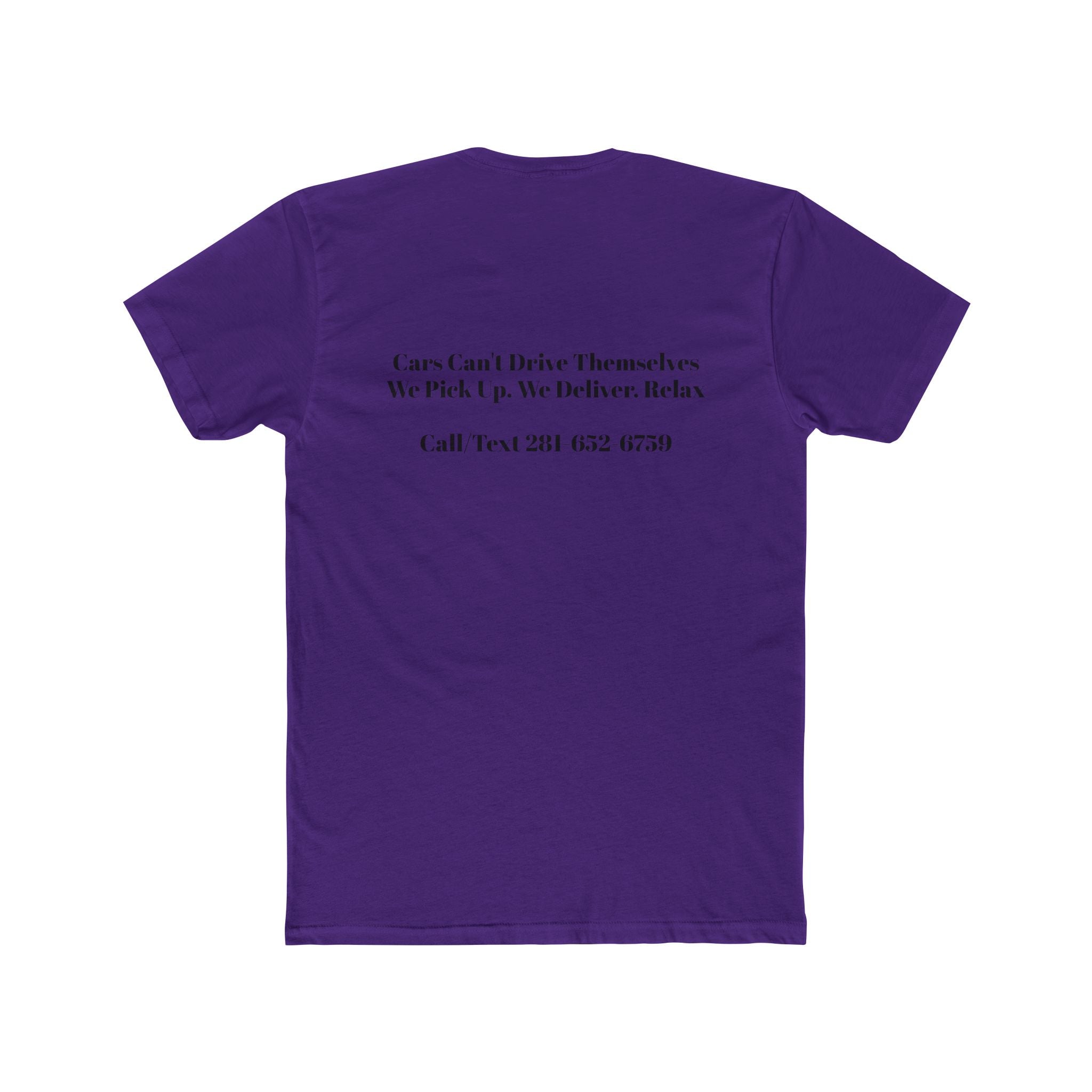 KBL Auto Transport T‑Shirt — Car Shipping Service Tee (Call/Text Info on Back)