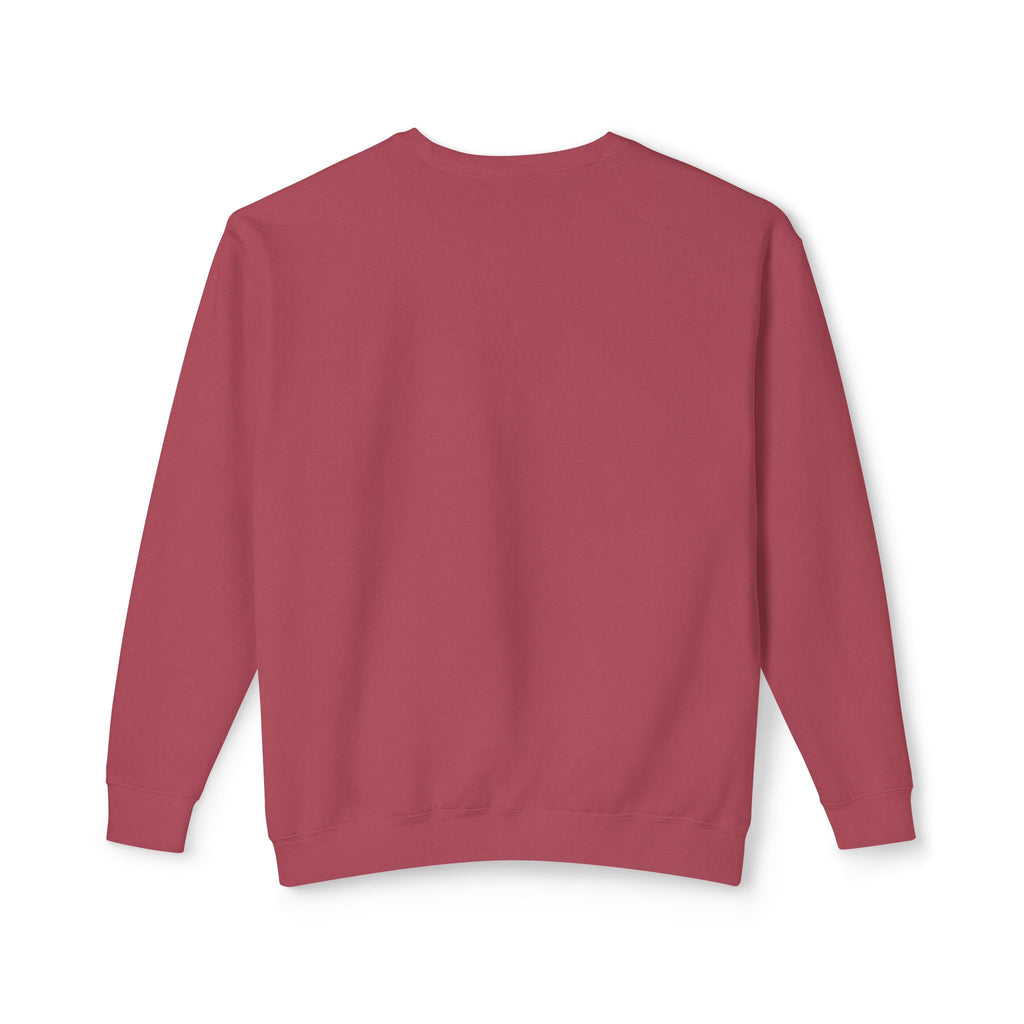 Crewneck Sweatshirt - Watercolor Christian Flag Design (Cross & Stripes)