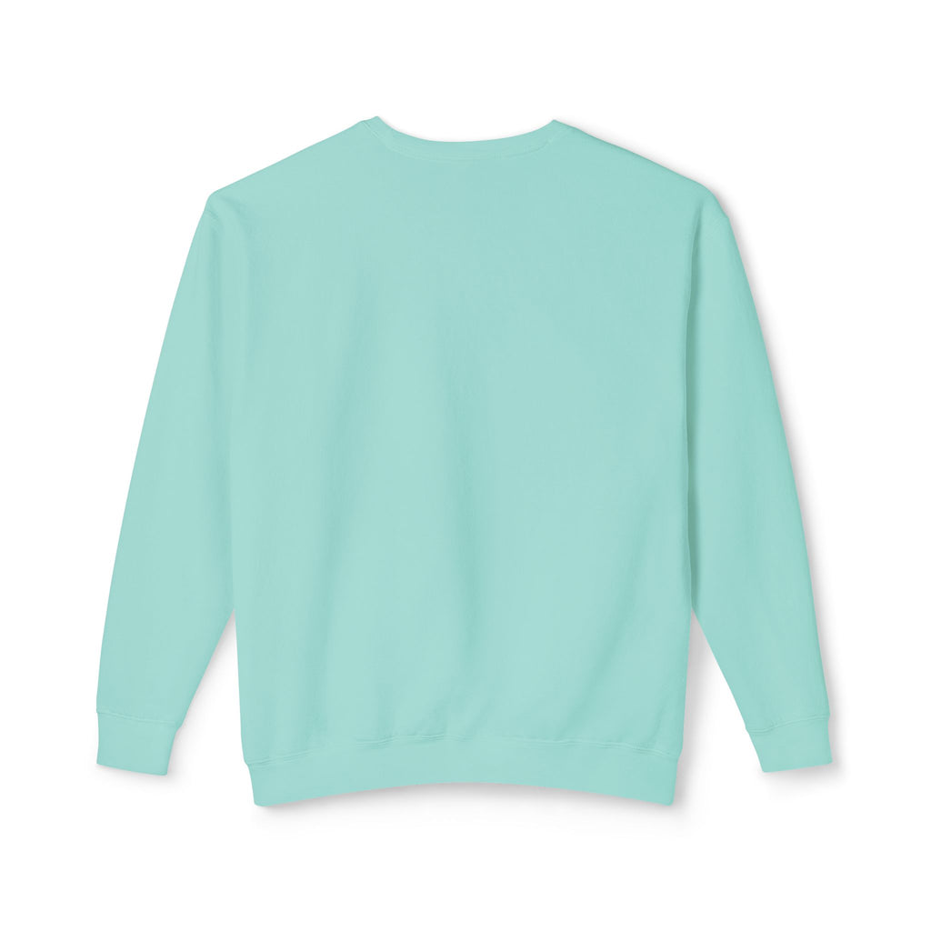 Crewneck Sweatshirt - Watercolor Christian Flag Design (Cross & Stripes)