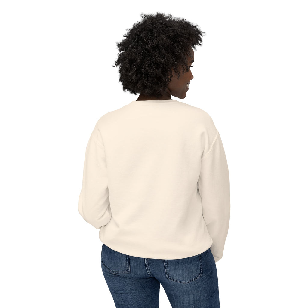 Crewneck Sweatshirt - Watercolor Christian Flag Design (Cross & Stripes)