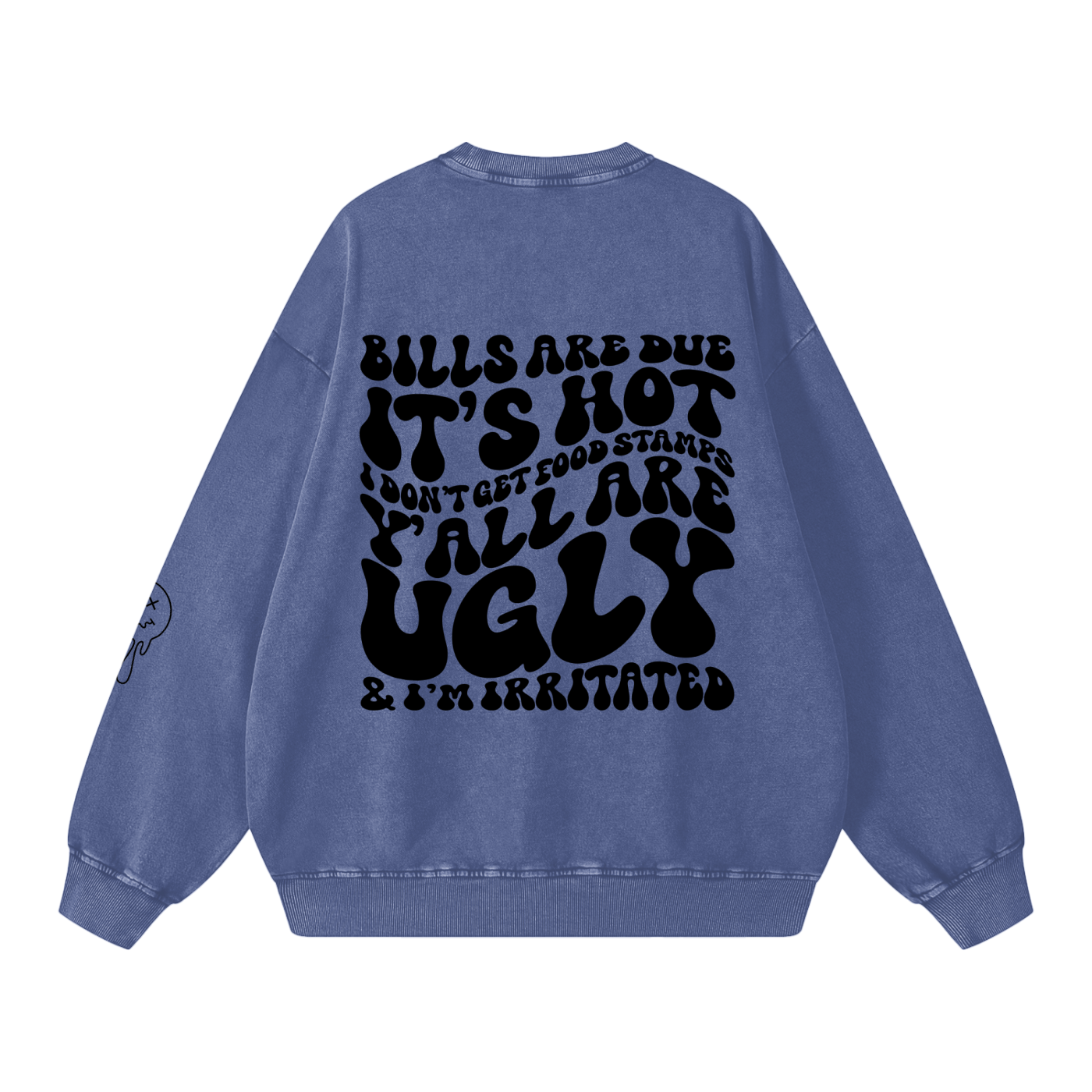 Snow Washed Oversized Sweatshirt