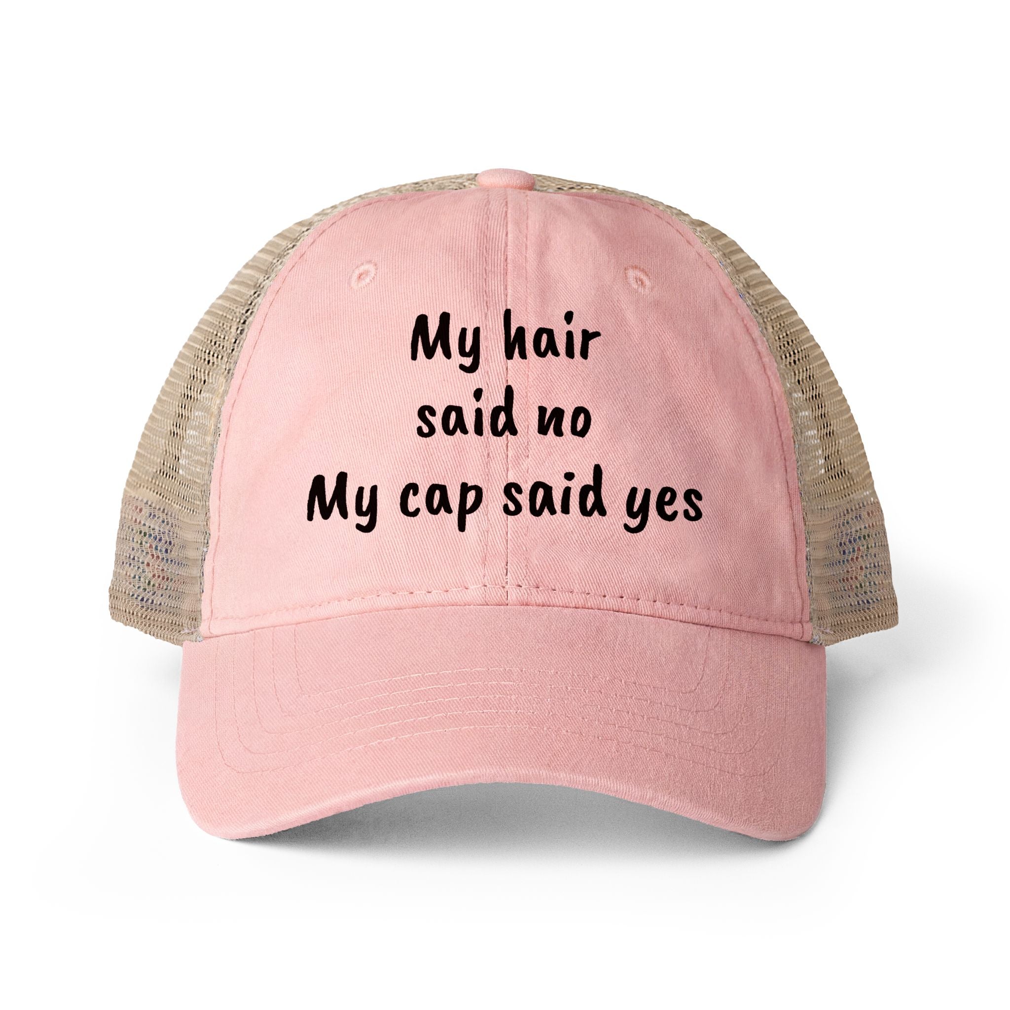 Women's Washed Mesh-Back Cap
