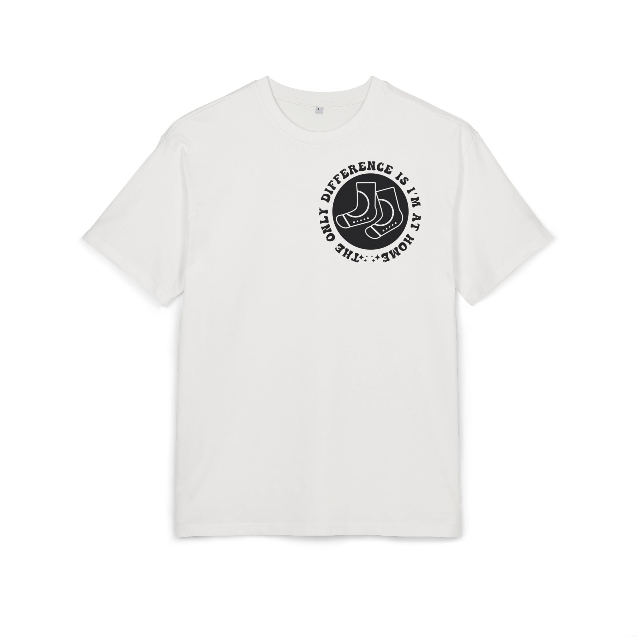 Oversized Graphic Tee — “Please Don’t Argue With Me…Patient” Retro Psychedelic Quote