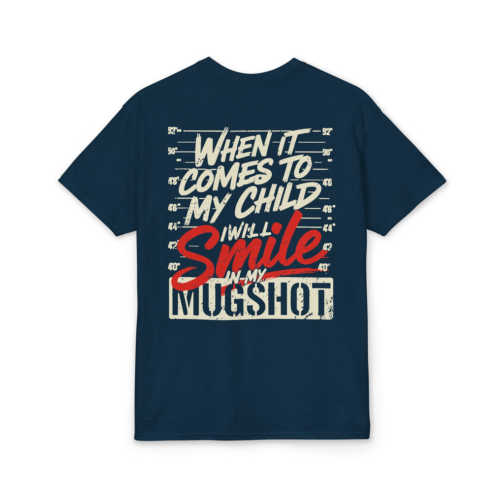 Smiley Drip T-Shirt — 'When It Comes To My Child Smile' Graphic Tee