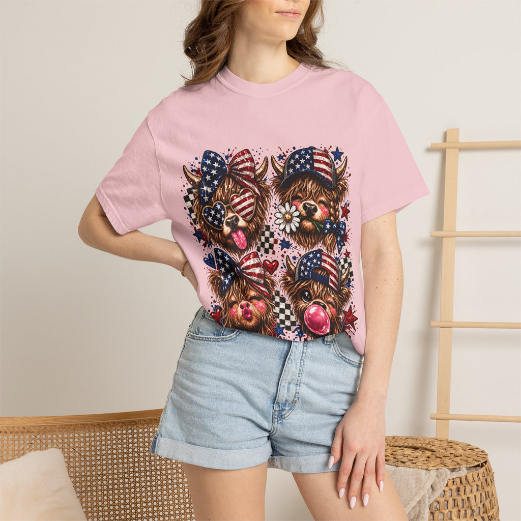 Patriotic Yorkie T-Shirt — American Flag Dog Graphic Tee