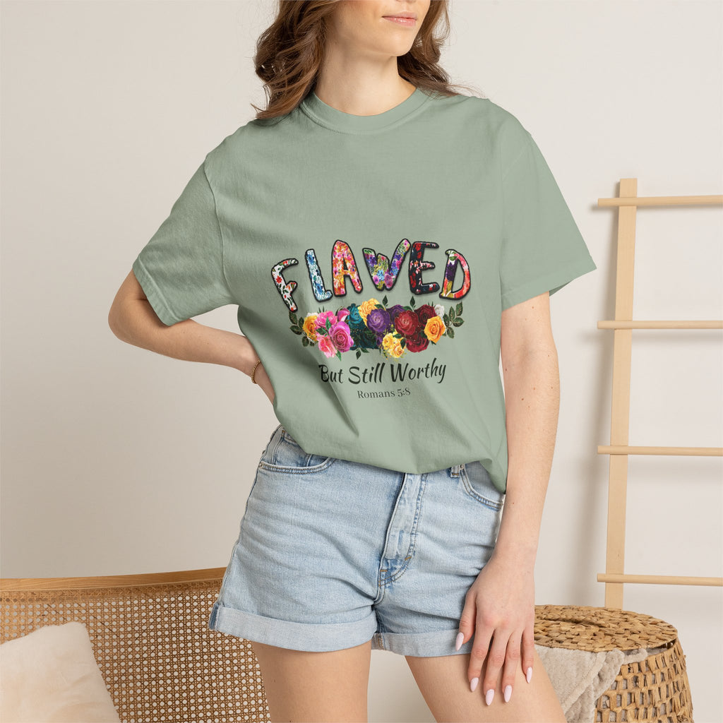 Flawed But Still Worthy Floral T-Shirt