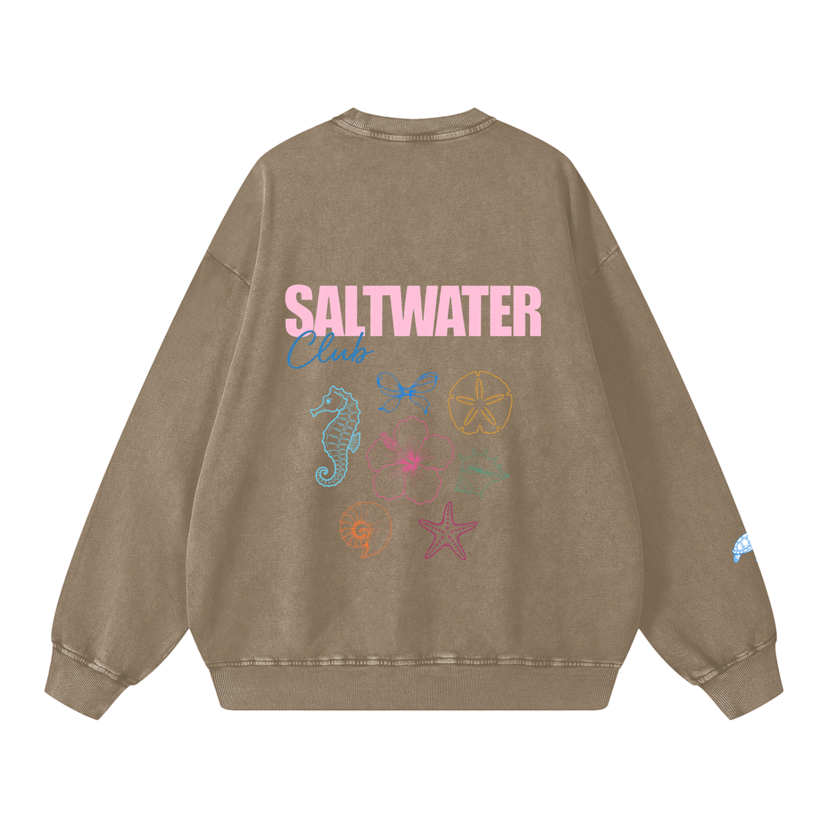 Snow Washed Oversized Sweatshirt
