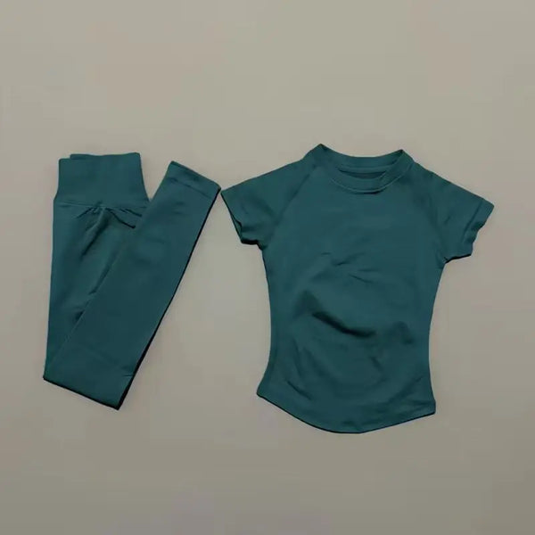 Stretchy Yoga Crop Set
