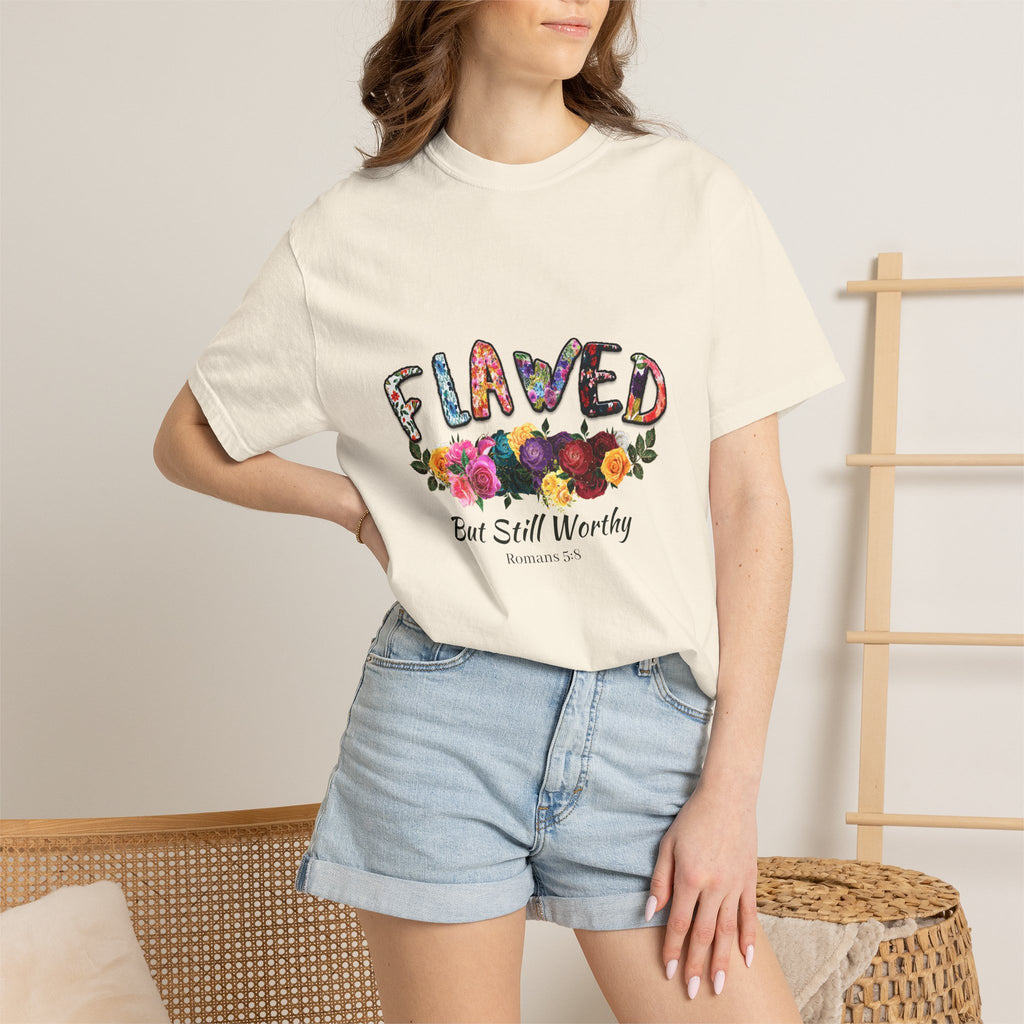 Flawed But Still Worthy Floral T-Shirt