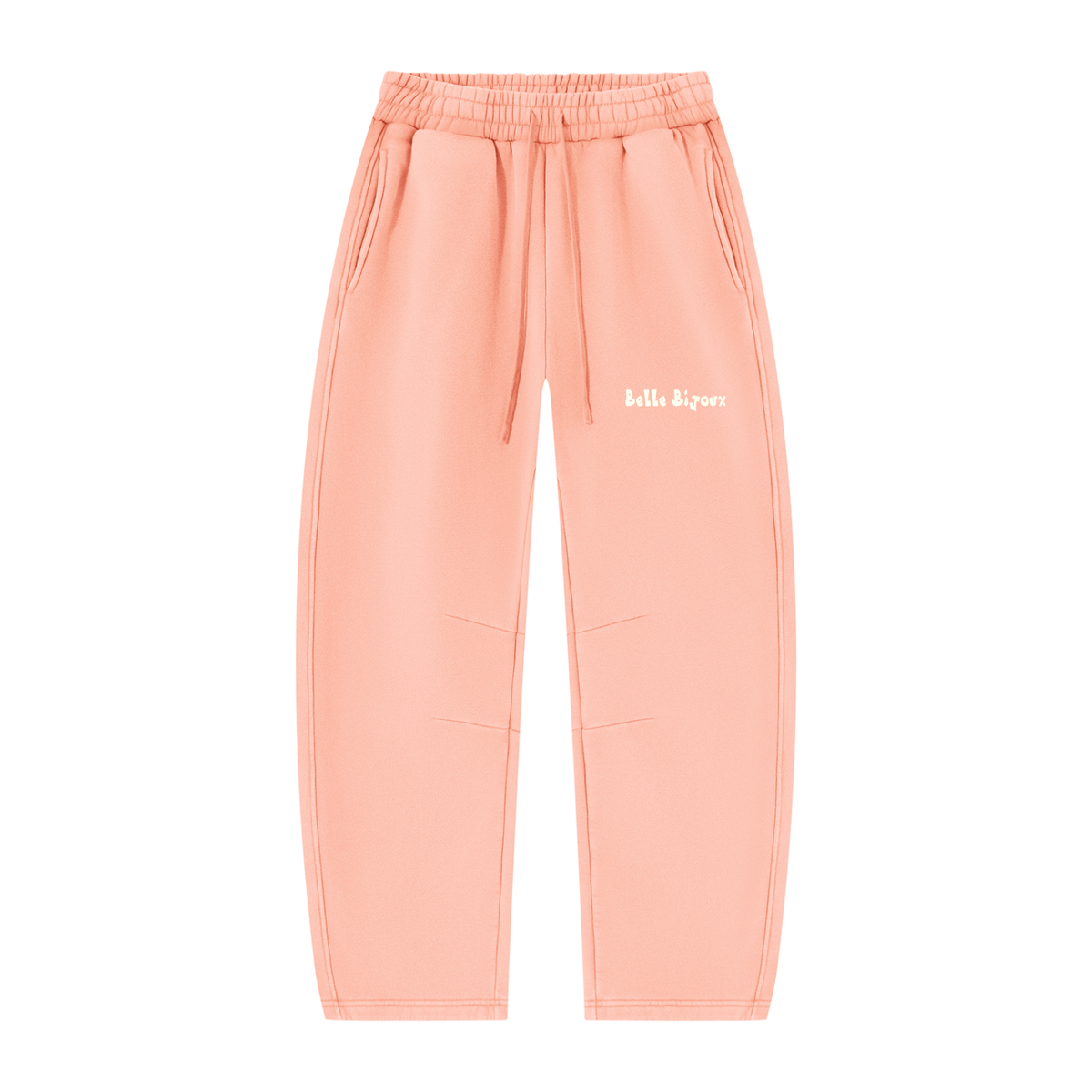 Unisex Vintage Wash Barrel Leg Fleece Sweatpants