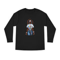 Long Sleeve Tee — 'Walking in My Purpose' Afrocentric Graphic Shirt