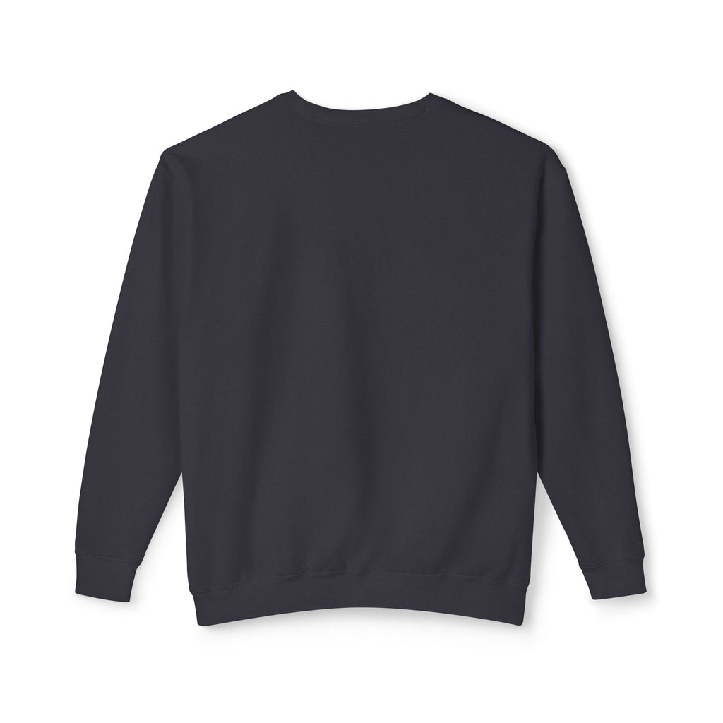 Crewneck Sweatshirt - Watercolor Christian Flag Design (Cross & Stripes)