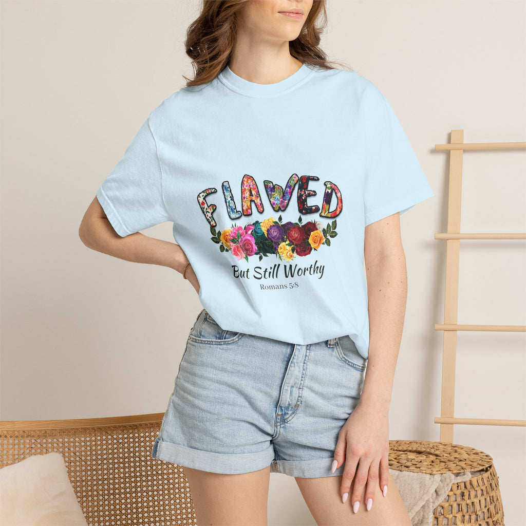 Flawed But Still Worthy Floral T-Shirt