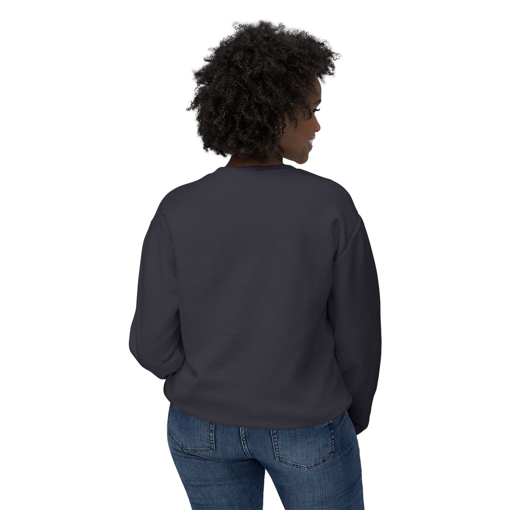 Crewneck Sweatshirt - Watercolor Christian Flag Design (Cross & Stripes)