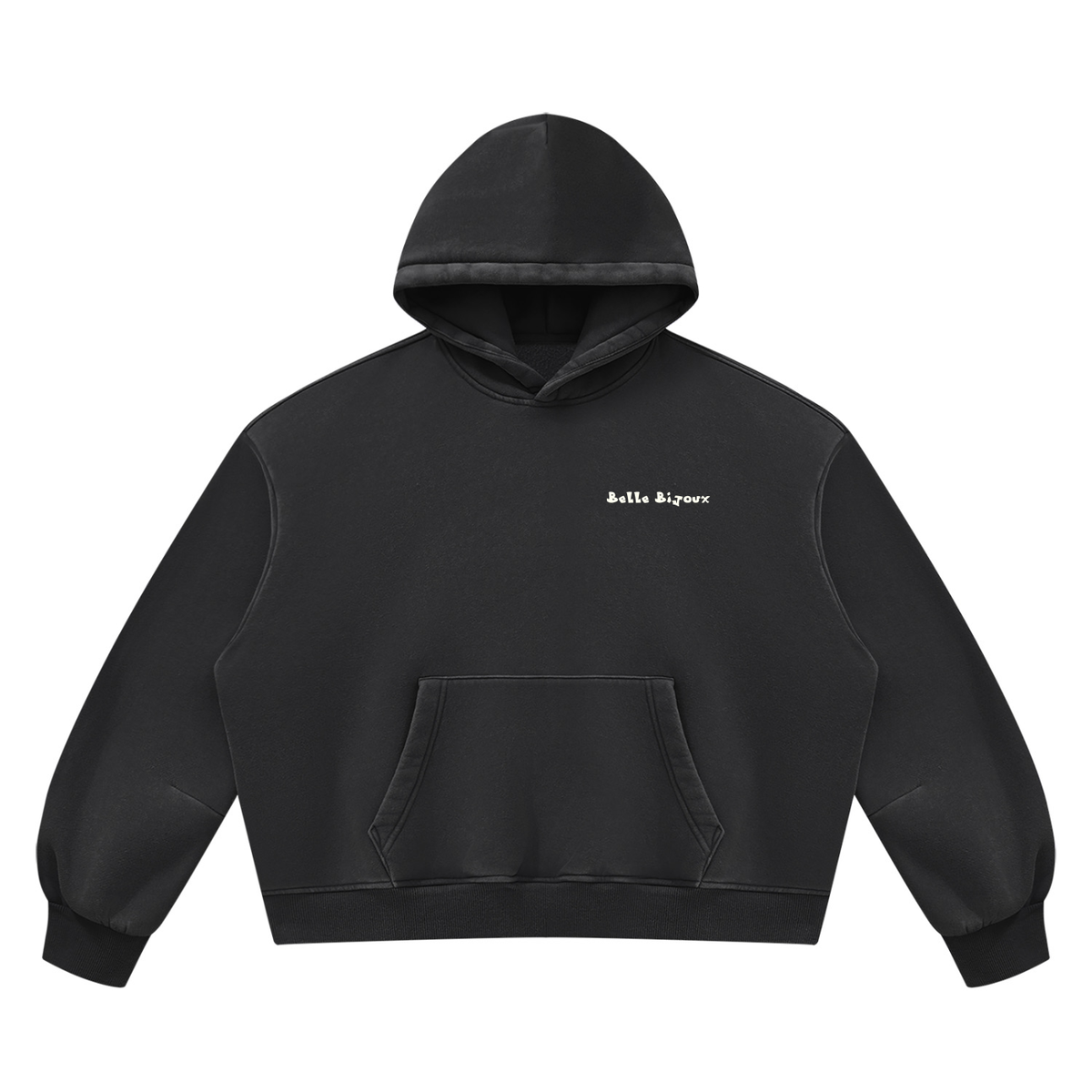 Unisex Vintage Wash Boxy Fleece Hoodie