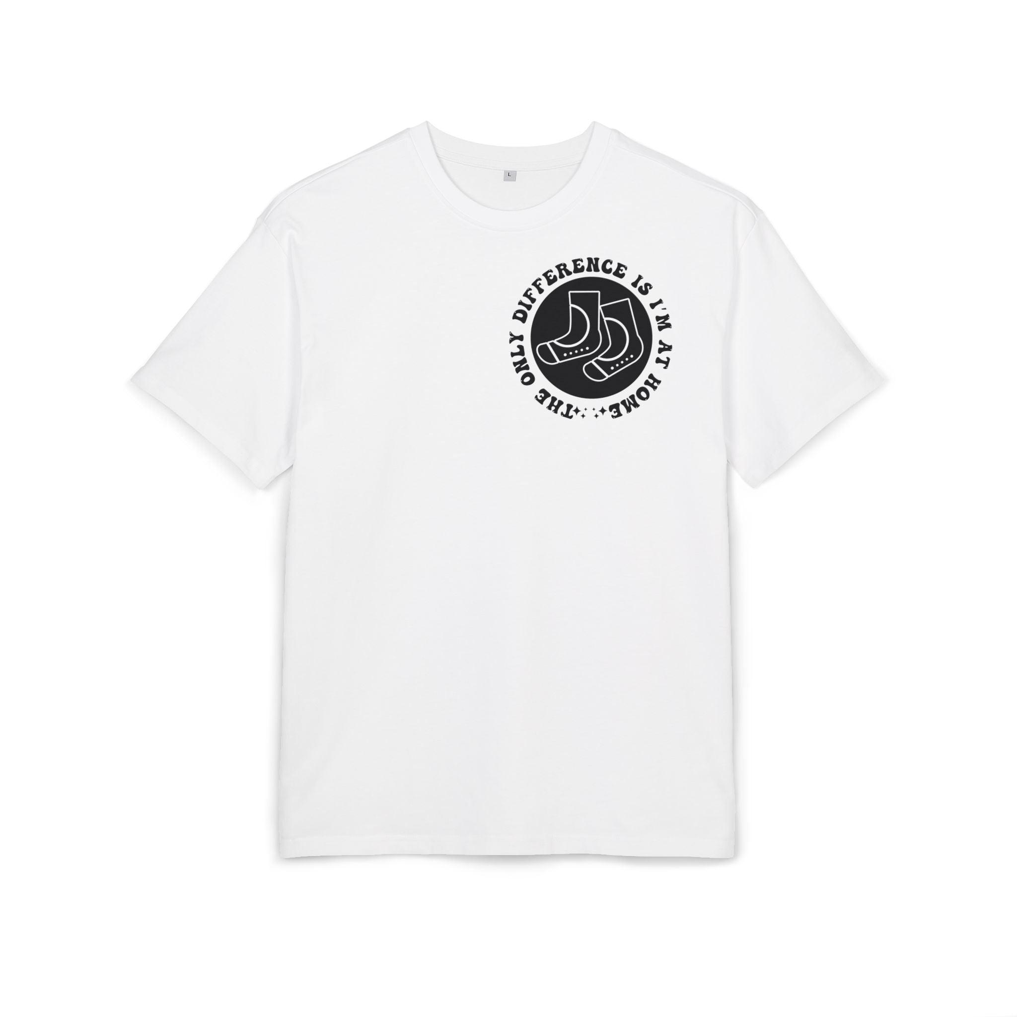 Oversized Graphic Tee — “Please Don’t Argue With Me…Patient” Retro Psychedelic Quote