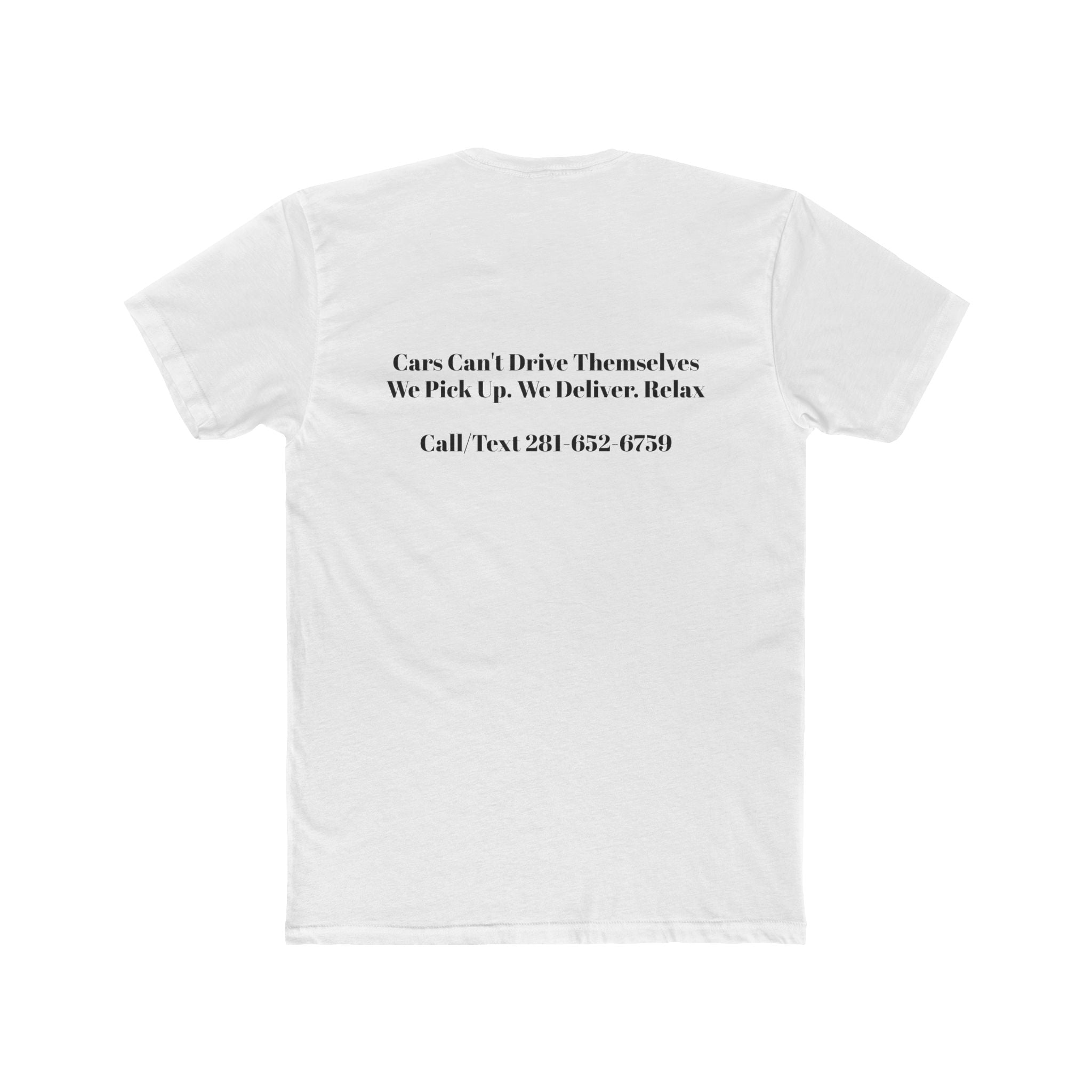 KBL Auto Transport T‑Shirt — Car Shipping Service Tee (Call/Text Info on Back)