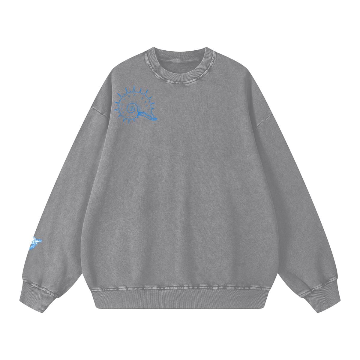 Snow Washed Oversized Sweatshirt