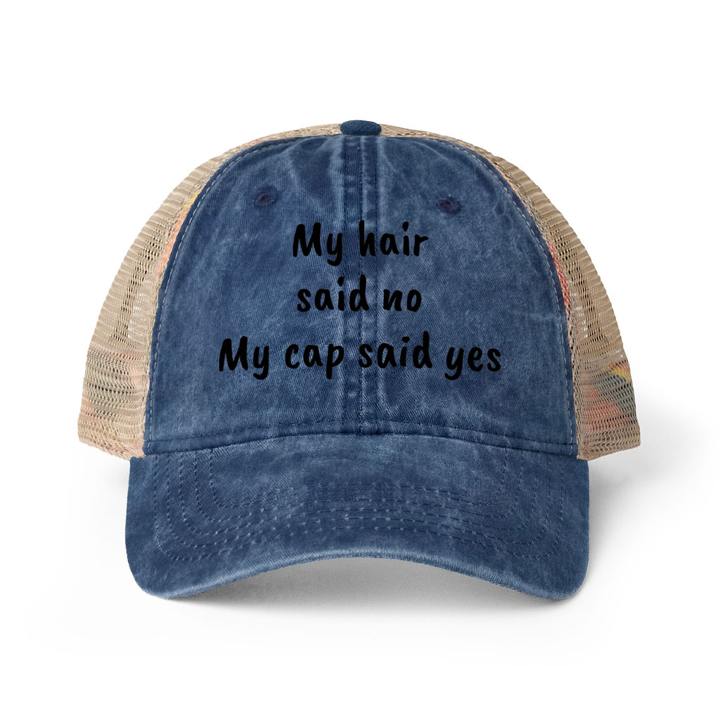Women's Washed Mesh-Back Cap