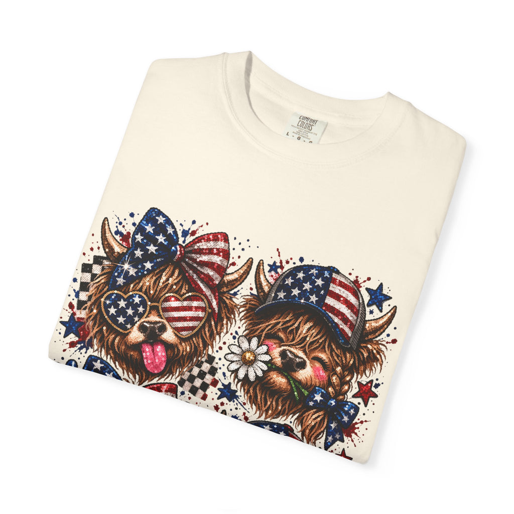 Patriotic Yorkie T-Shirt — American Flag Dog Graphic Tee