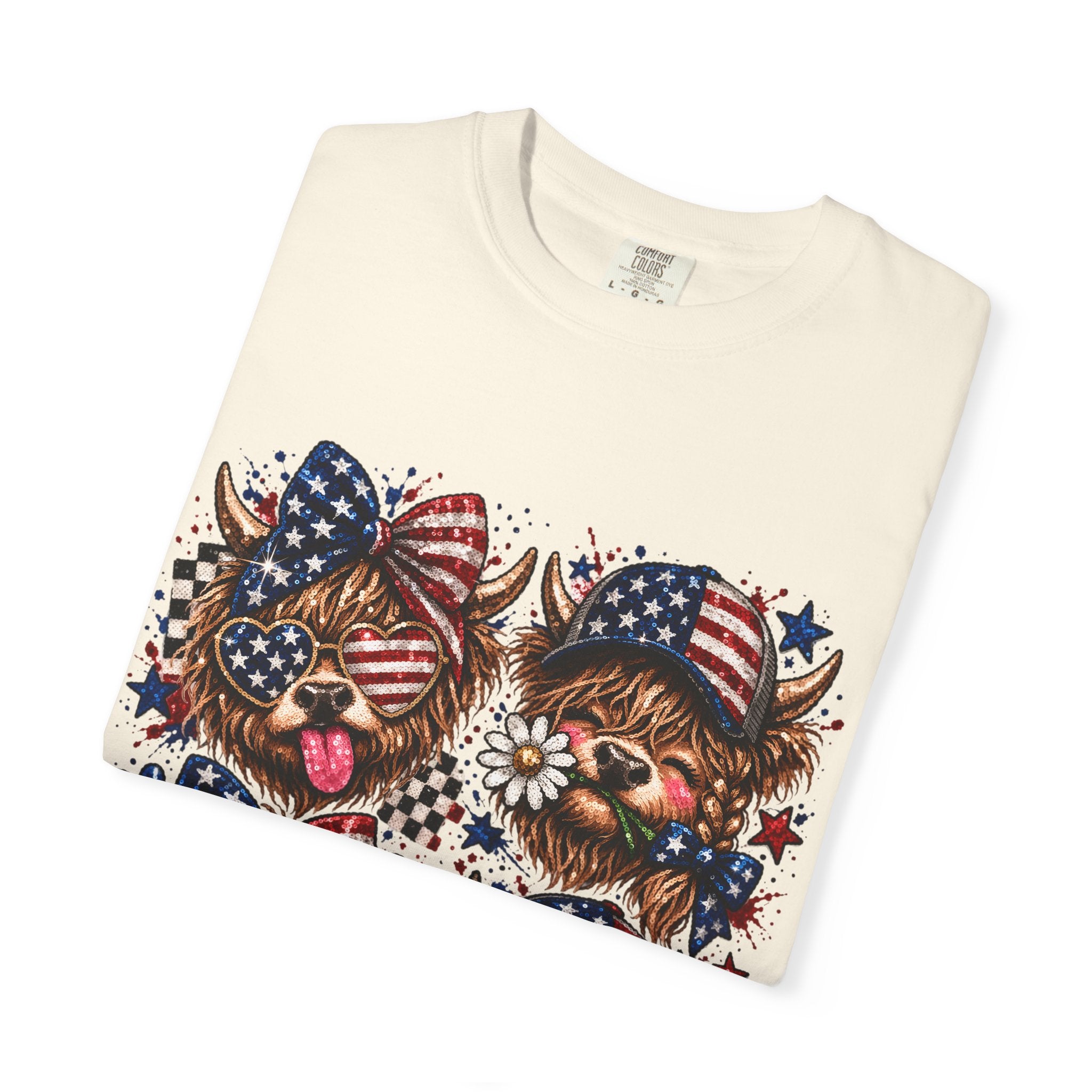 Patriotic Yorkie T-Shirt — American Flag Dog Graphic Tee