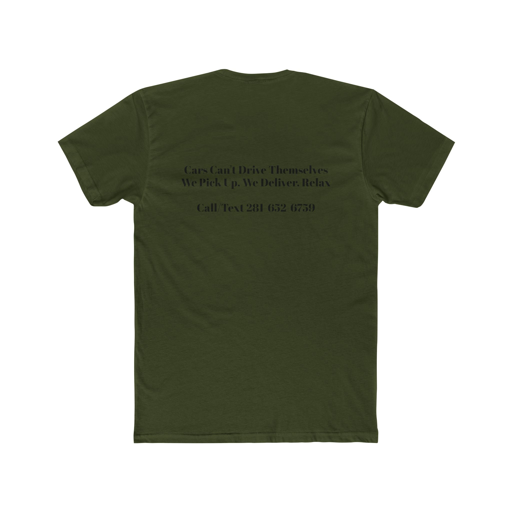 KBL Auto Transport T‑Shirt — Car Shipping Service Tee (Call/Text Info on Back)