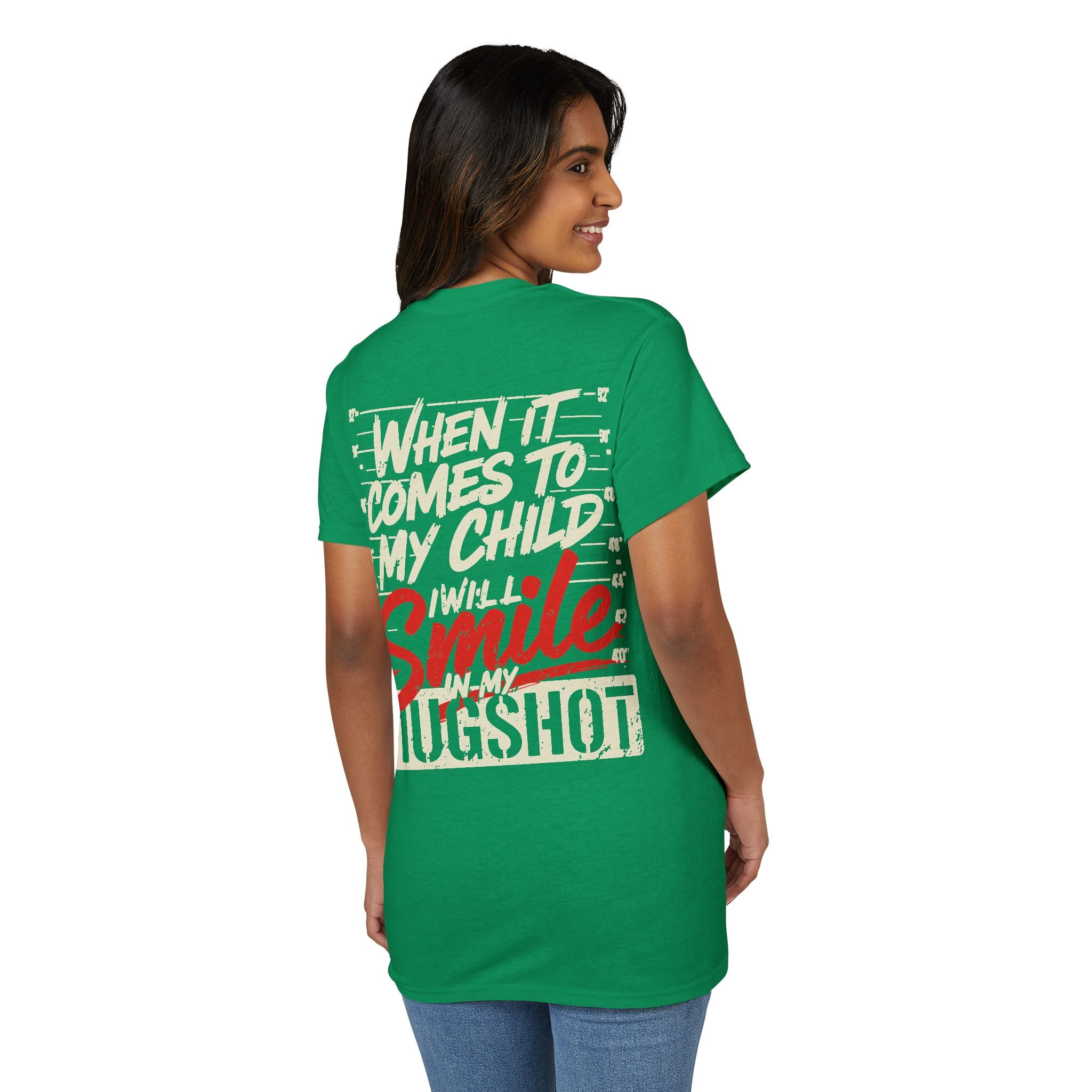 Smiley Drip T-Shirt — 'When It Comes To My Child Smile' Graphic Tee