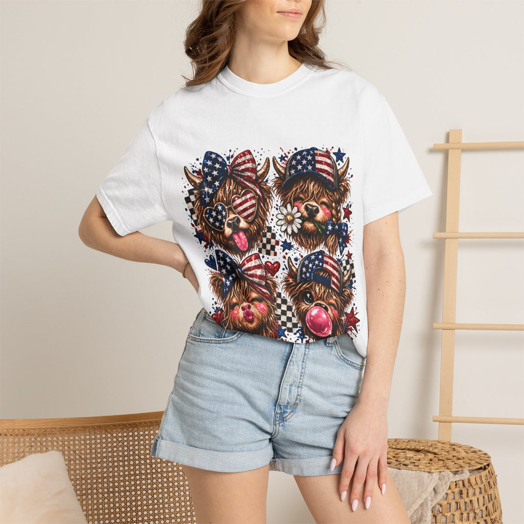 Patriotic Yorkie T-Shirt — American Flag Dog Graphic Tee