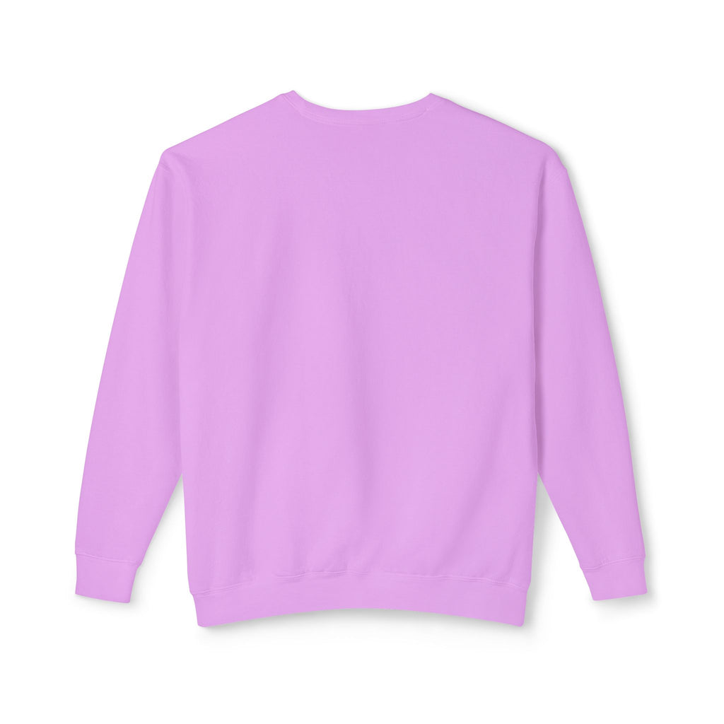 Crewneck Sweatshirt - Watercolor Christian Flag Design (Cross & Stripes)