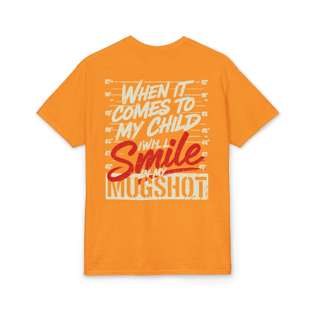 Smiley Drip T-Shirt — 'When It Comes To My Child Smile' Graphic Tee