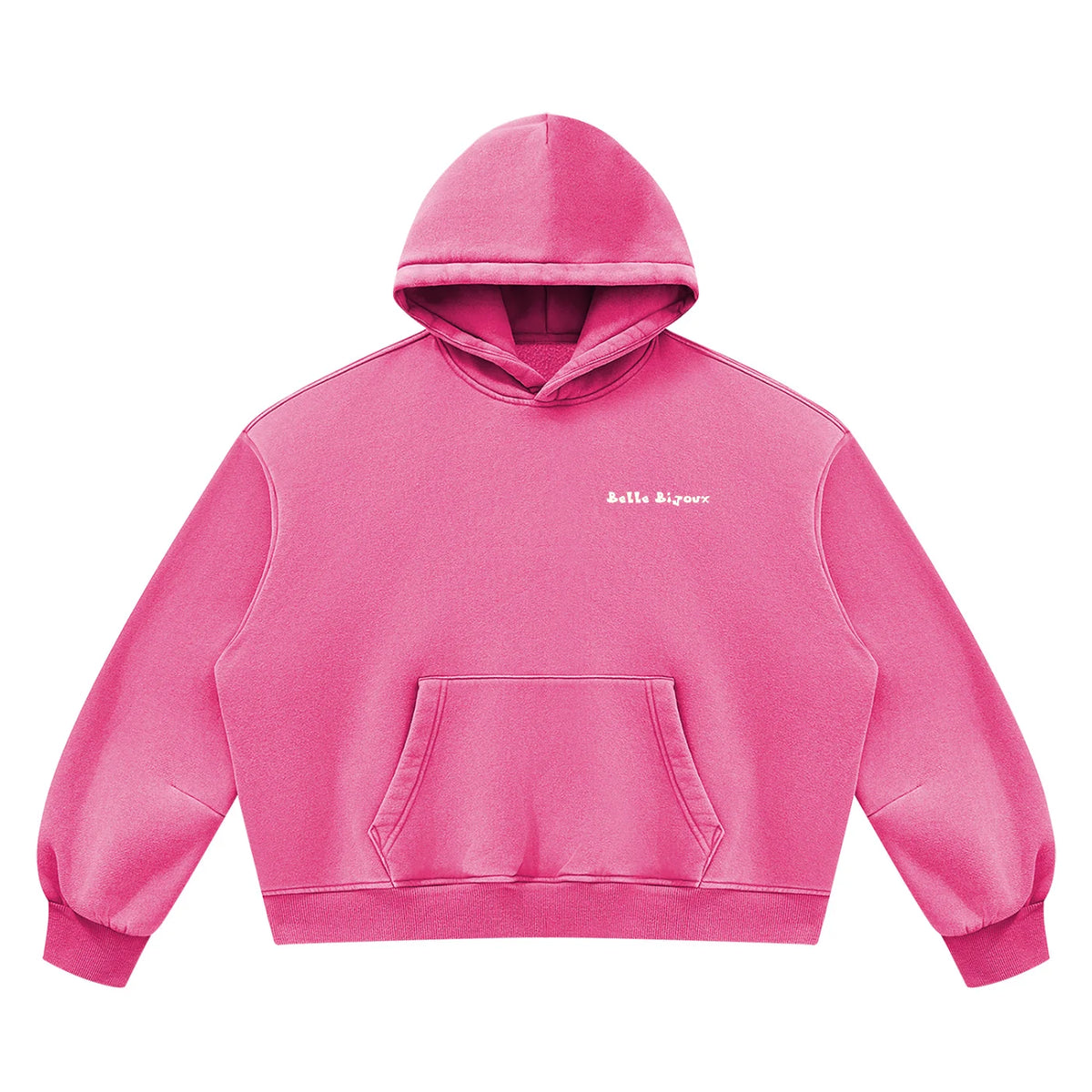 Unisex Vintage Wash Boxy Fleece Hoodie
