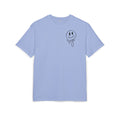 Oversize Tee — Retro Drip Smiley “Bills Are Due” Graphic
