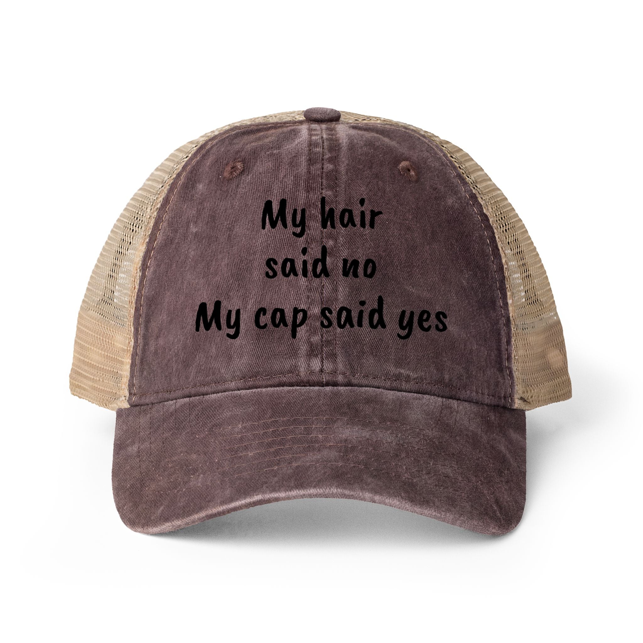 Women's Washed Mesh-Back Cap