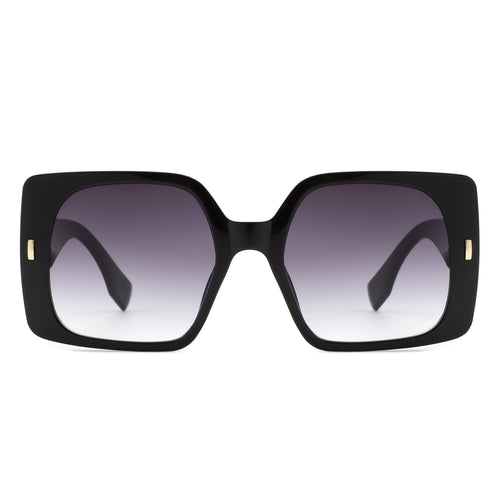 Snap - Chic Square Flat Top Fashion Sunglasses for Women