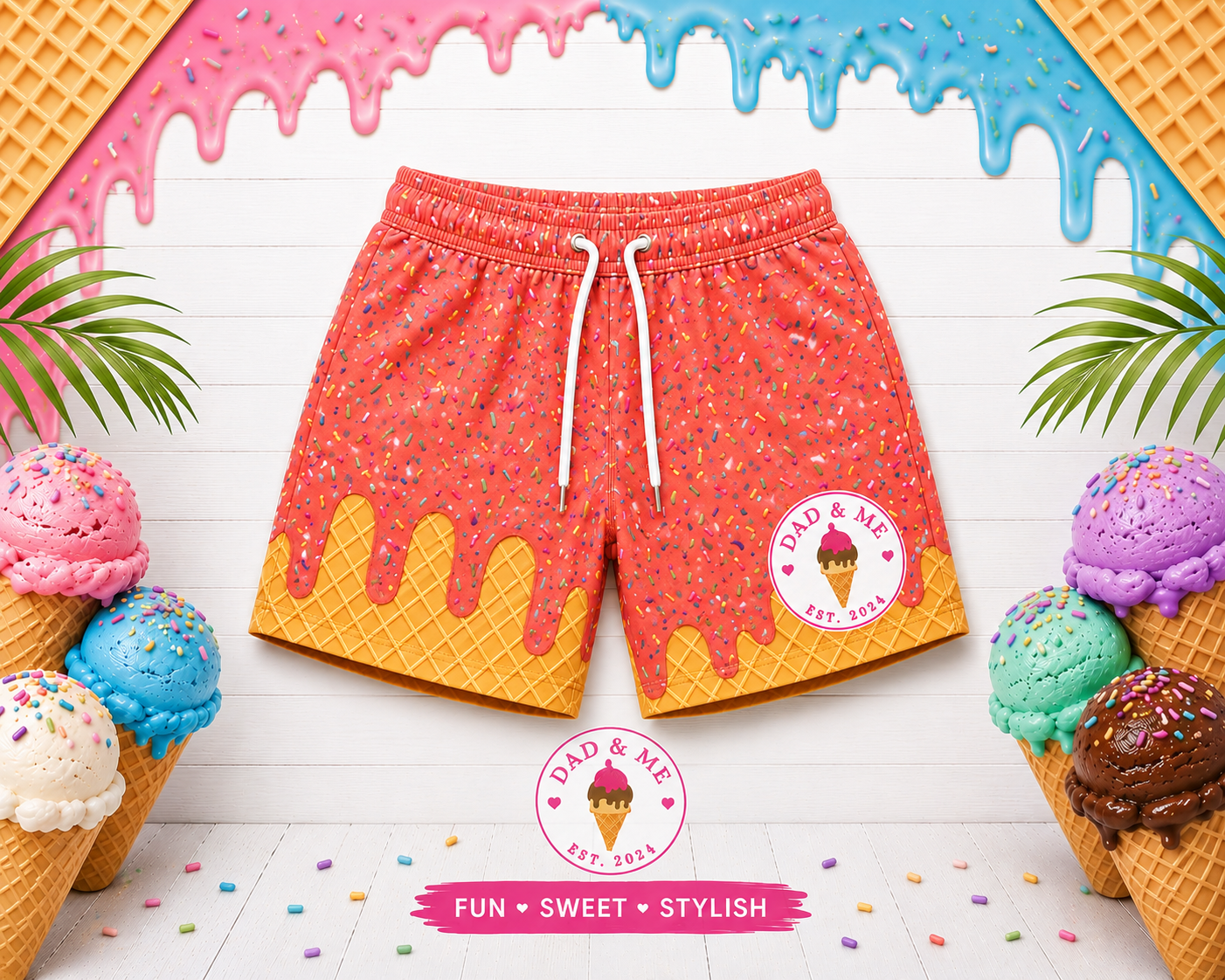 Preorder Waffle Shorts – Kids & Adults