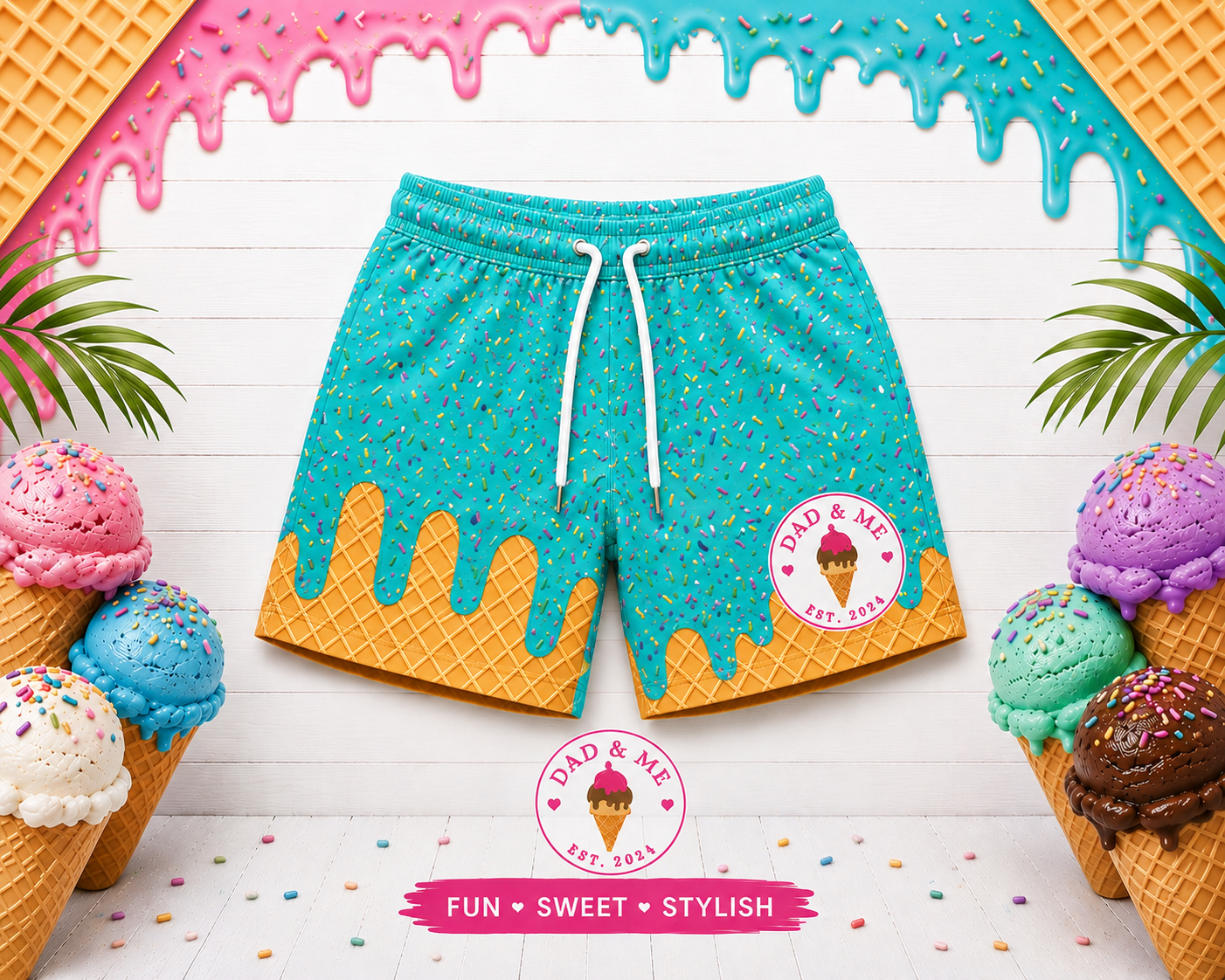 Preorder Waffle Shorts – Kids & Adults