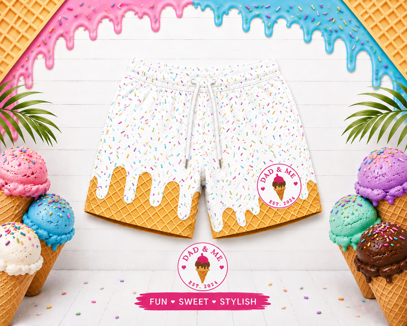 Preorder Waffle Shorts – Kids & Adults