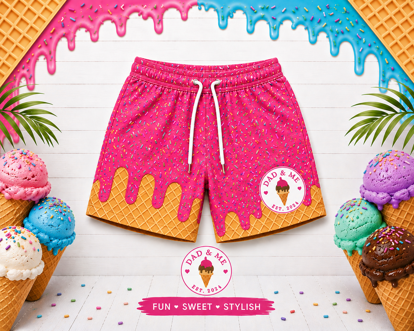 Preorder Waffle Shorts – Kids & Adults